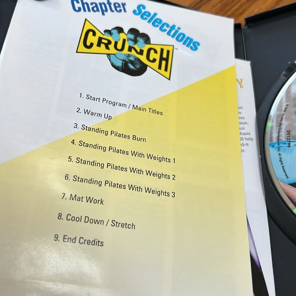 Pilates DVD with Ellen Barrett, Crunch Workout. - Picture 2 of 4